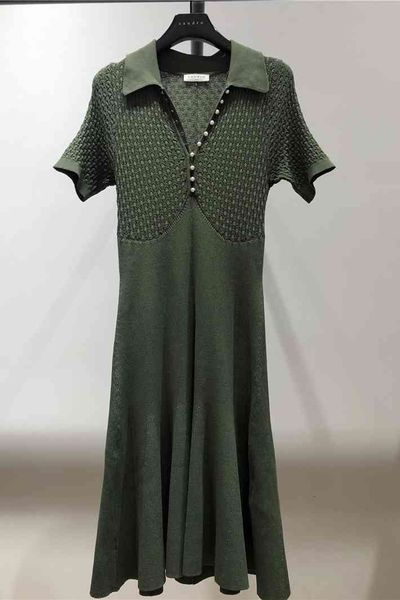 casual dresses s home spring and summer pearl button polo collar waist slim knit dress, Black;gray
casual dresses s home spring and summer pearl button polo collar waist slim knit dress, Black;gray