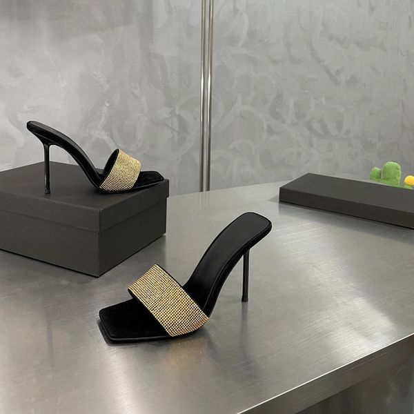 summer slippers square toe sandals women slippers rhinestones genuine leather fashion high heels elegant woman shoes, Black
summer slippers square toe sandals women slippers rhinestones genuine leather fashion high heels elegant woman shoes, Black