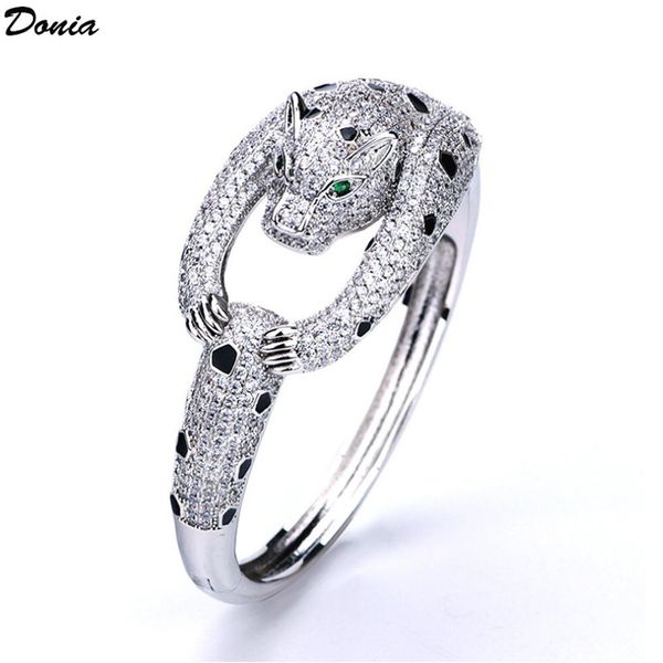 donia jewelry luxury bangle european and american fashion exaggerated ferocious leopard copper micro-inlaid zircon design bracelet2892, Black
donia jewelry luxury bangle european and american fashion exaggerated ferocious leopard copper micro-inlaid zircon design bracelet2892, Black