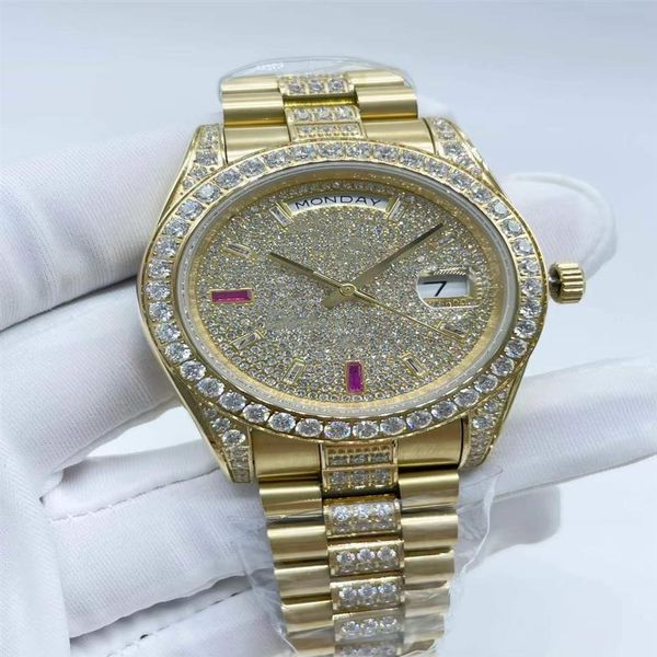 men's automatic watch classic waterproof sapphire face 41mm middle row watchband small drill ring stainless steel folding buc3048, Slivery;brown
men's automatic watch classic waterproof sapphire face 41mm middle row watchband small drill ring stainless steel folding buc3048, Slivery;brown