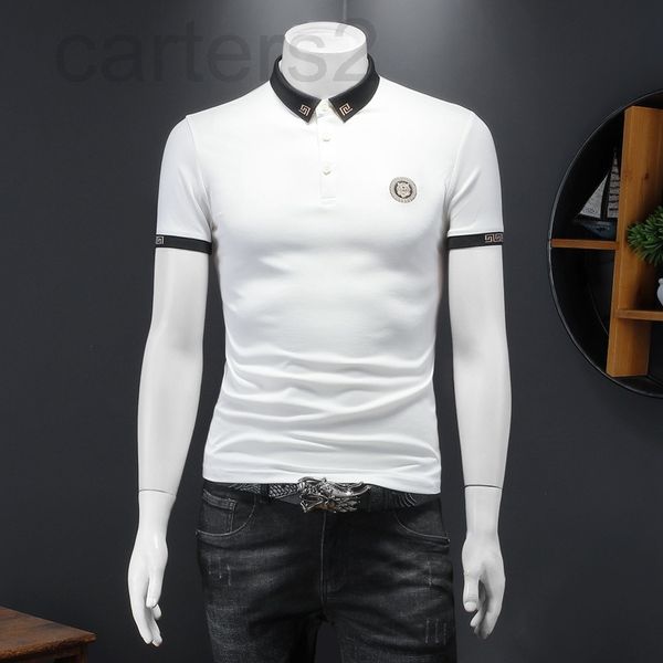 men's t-shirts designer 2022 summer new men's short sleeved t-shirt lapel slim embroidered polo half small trendy lr072022, White;black
men's t-shirts designer 2022 summer new men's short sleeved t-shirt lapel slim embroidered polo half small trendy lr072022, White;black