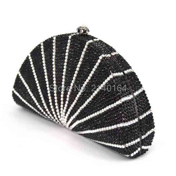 nxy evening bag crystal day clutch bling party purse peacock fan black diamond clutch bags women wedding 0530
nxy evening bag crystal day clutch bling party purse peacock fan black diamond clutch bags women wedding 0530