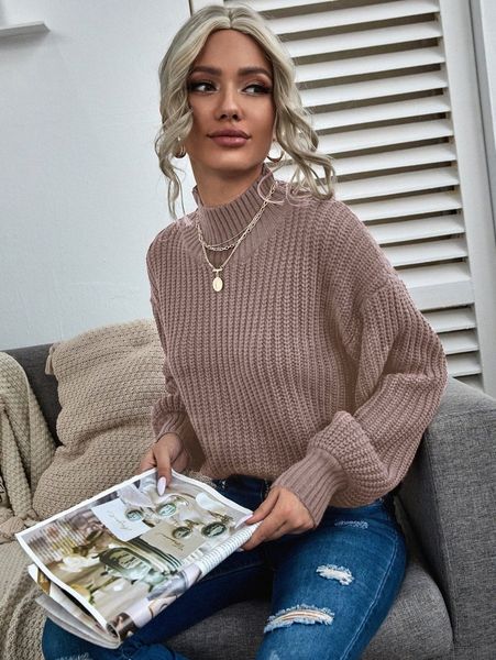 solid bishop sleeve sweater b0kc#, White;black 
solid bishop sleeve sweater b0kc#, White;black