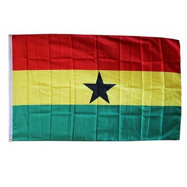 ghana flags country national flags 3'x5'ft 100d polyester vivid c321o 
ghana flags country national flags 3'x5'ft 100d polyester vivid c321o