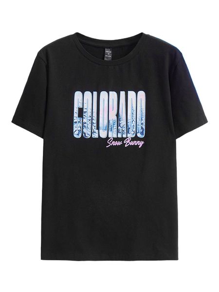 x alyssa moore illustration letter & tree print tee a9ye#, White
x alyssa moore illustration letter & tree print tee a9ye#, White