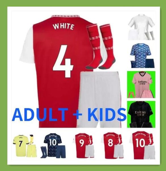 kids kit 21 22 23 saka soccer jerseys smith rowe odegaard thomas pepe tierney willian martinelli 2022 2023 home away pink third no more red, Black;yellow
kids kit 21 22 23 saka soccer jerseys smith rowe odegaard thomas pepe tierney willian martinelli 2022 2023 home away pink third no more red, Black;yellow