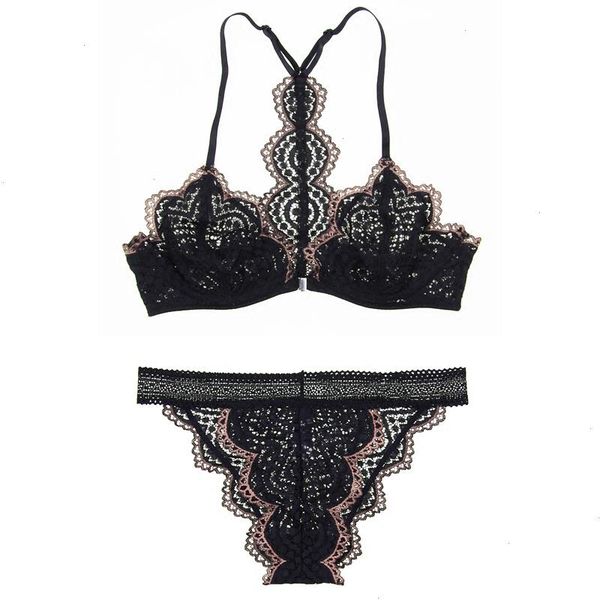 front button ultrathin underwear set transparent floral lace embroidery women bra hollow out lingerie suit beauty back, Red;black
front button ultrathin underwear set transparent floral lace embroidery women bra hollow out lingerie suit beauty back, Red;black