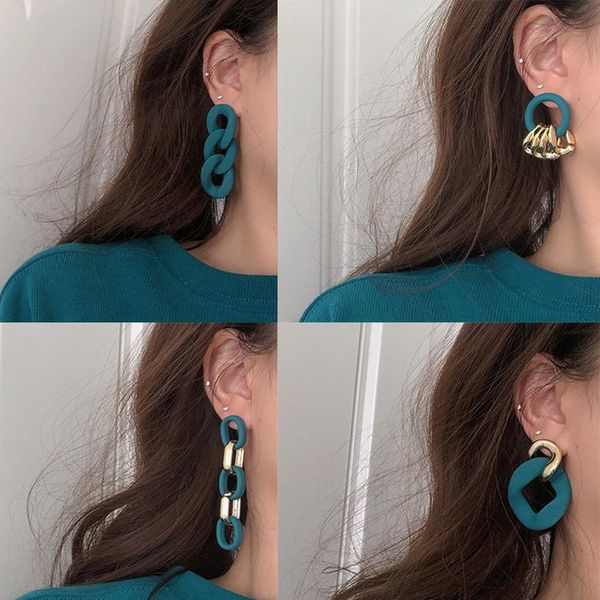 dangle & chandelier european and american exaggerated geometric chain fashion simple earrings for women 2022 twist-shaped pendant gift party, Silver
dangle & chandelier european and american exaggerated geometric chain fashion simple earrings for women 2022 twist-shaped pendant gift party, Silver