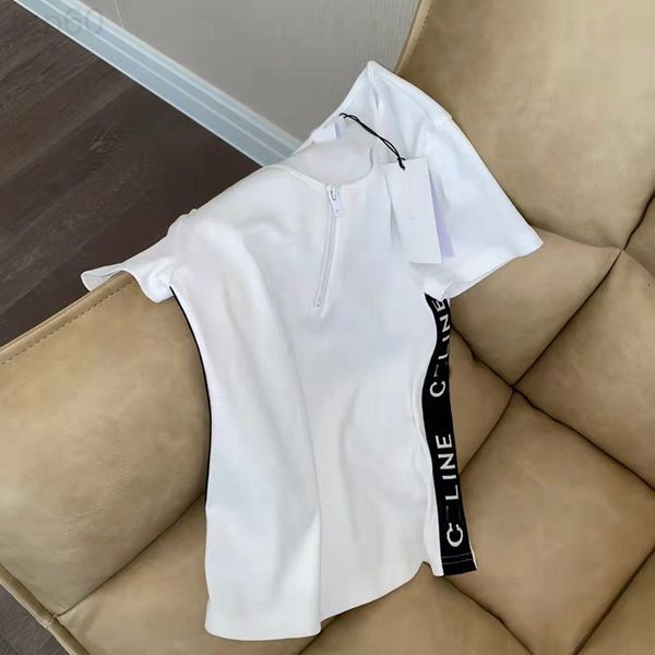 designer 2022 european summer new small fragrance t-shirt women's fashion slim waist white 2002 luxury
designer 2022 european summer new small fragrance t-shirt women's fashion slim waist white 2002 luxury