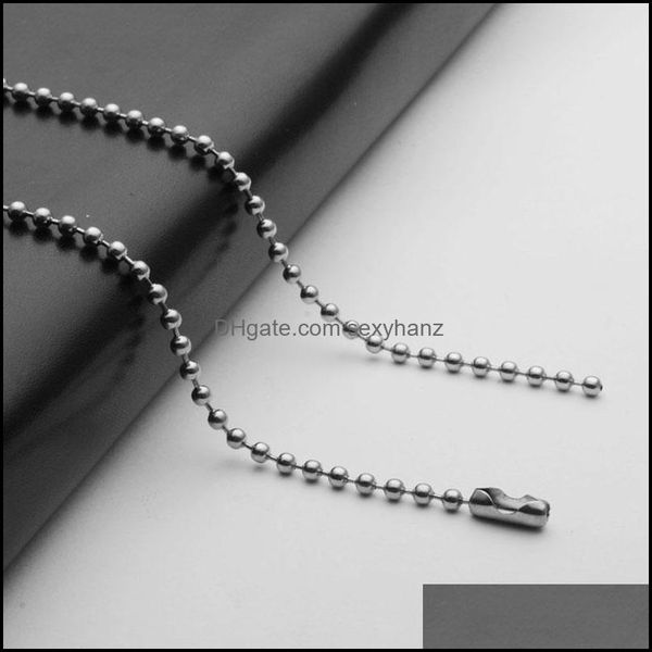 chains necklaces pendants jewelry 1.6mm 2mm 2.4mm m 60cm stainless steel round bead for women men pendant necklace dhnvf, Silver
chains necklaces pendants jewelry 1.6mm 2mm 2.4mm m 60cm stainless steel round bead for women men pendant necklace dhnvf, Silver