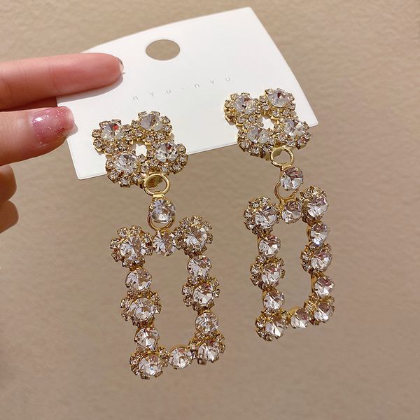 925 silver needle shiny full diamond geometric hollow square eardrops simple and personalized eardrop internet celebrity elegant, Golden
925 silver needle shiny full diamond geometric hollow square eardrops simple and personalized eardrop internet celebrity elegant, Golden