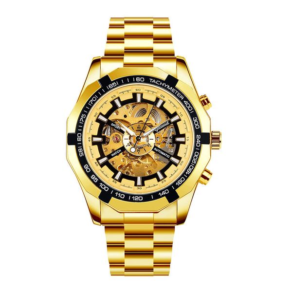 gutuo business fashion watch steel band hollow out automatic mechanical watch cross border foreign trade popular luminous men's watch a, Slivery;brown
gutuo business fashion watch steel band hollow out automatic mechanical watch cross border foreign trade popular luminous men's watch a, Slivery;brown