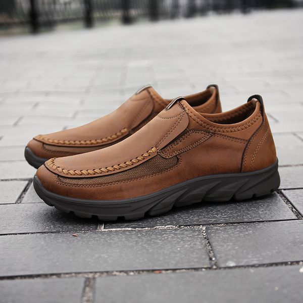 2022 men casual shoes loafers sneakers fashion handmade retro leisure loafers shoes men shoes soft outdoor travel driving, Black
2022 men casual shoes loafers sneakers fashion handmade retro leisure loafers shoes men shoes soft outdoor travel driving, Black