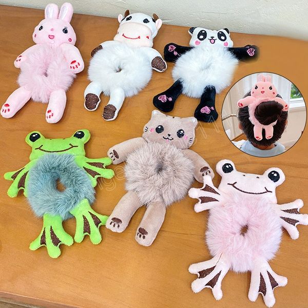 cute cartoon plush elastic hair bands for girls hair accessories scrunchies kids hair styling tools headdress, Slivery;white
cute cartoon plush elastic hair bands for girls hair accessories scrunchies kids hair styling tools headdress, Slivery;white