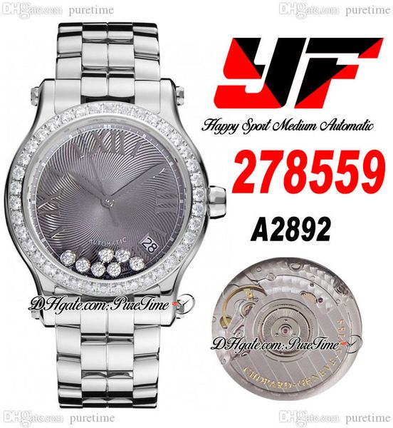 yf happy sport diamonds 36 278559 a2892 automatic womens ladies watch diamond bezel gray textured dial roman stainless steel bracelet super, Slivery;brown
yf happy sport diamonds 36 278559 a2892 automatic womens ladies watch diamond bezel gray textured dial roman stainless steel bracelet super, Slivery;brown