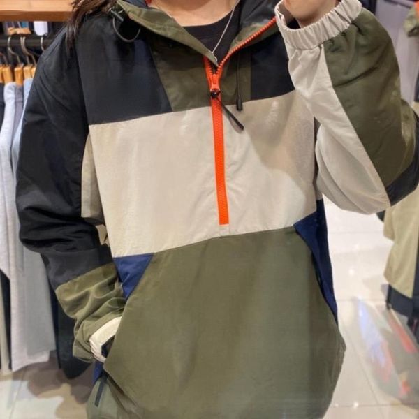 tide brand hooded jacket outdoor brand sweater fashion loose casual color matching coat waterproof windproof half zipper jackets for men and, Black;brown
tide brand hooded jacket outdoor brand sweater fashion loose casual color matching coat waterproof windproof half zipper jackets for men and, Black;brown