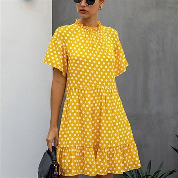 black dress polka-dot women summer sundresses casual white loose fit clothes yellow womens clothing everyday 220426, Black;gray
black dress polka-dot women summer sundresses casual white loose fit clothes yellow womens clothing everyday 220426, Black;gray