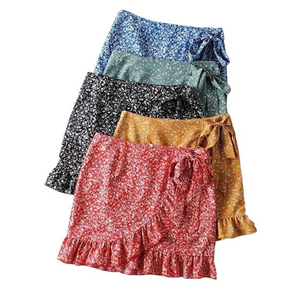 vintage skirt women floral print skirts high waist korean a line bandage mini ruffle green blue q01z#, Black
vintage skirt women floral print skirts high waist korean a line bandage mini ruffle green blue q01z#, Black