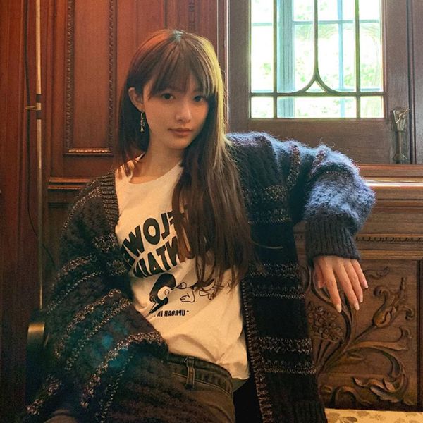 women's sweaters designer net red short coat women's autumn and winter 2021 new korean loose knit cardigan ins trend su thickened, White;black
women's sweaters designer net red short coat women's autumn and winter 2021 new korean loose knit cardigan ins trend su thickened, White;black