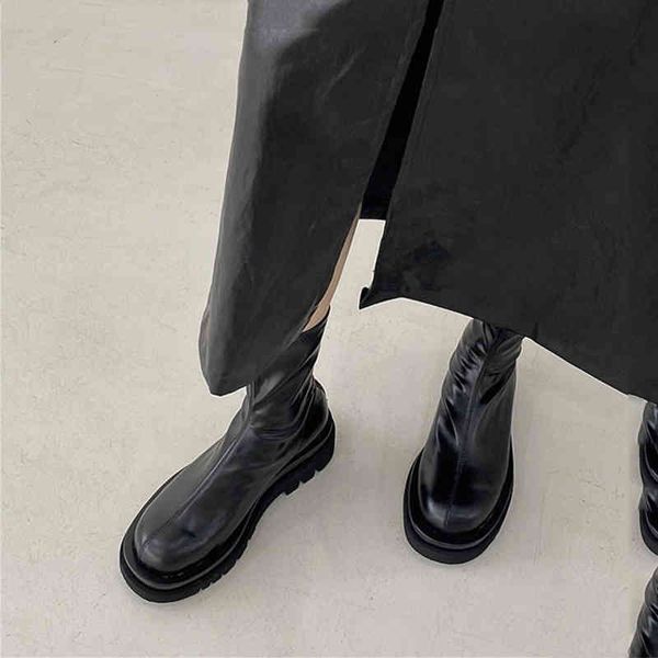 boots autumn and winter thick soled high martin boots women's versatile short slim casual elastic fashion middle, Black
boots autumn and winter thick soled high martin boots women's versatile short slim casual elastic fashion middle, Black