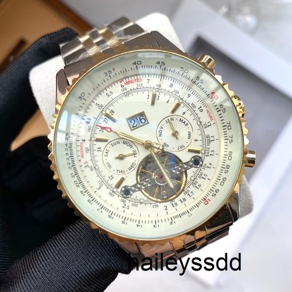 men watches 5-pin flywheel automatic mechanical watch 45mm round bezel fashion business wristwatches montre de luxe pf45, Slivery;brown
men watches 5-pin flywheel automatic mechanical watch 45mm round bezel fashion business wristwatches montre de luxe pf45, Slivery;brown