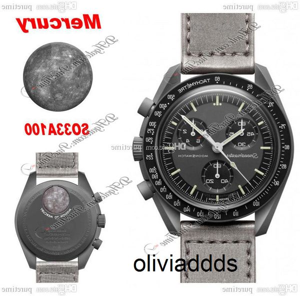 bioceramic moonswatch swiss quqrtz chronograph mens watch so33a100 mission to mercury 42mm real black ceramic metallic grey nylon with box s, Slivery;brown
bioceramic moonswatch swiss quqrtz chronograph mens watch so33a100 mission to mercury 42mm real black ceramic metallic grey nylon with box s, Slivery;brown