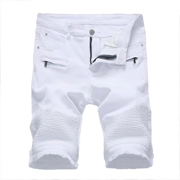 wholesale - 2022 men's crop branded cotton straight ripped knee length shorts jeans elastic denim summer style 28-42, Blue
wholesale - 2022 men's crop branded cotton straight ripped knee length shorts jeans elastic denim summer style 28-42, Blue