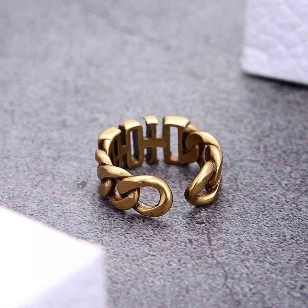 fashion trend new ladies luxury brand designer wholesale d letter opening, Silver