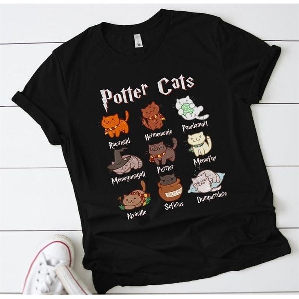 cute potter cats mom shirt fashion plus size tshirt harajuku short sleeve mama tees o neck cotton mother casual 220408, White
cute potter cats mom shirt fashion plus size tshirt harajuku short sleeve mama tees o neck cotton mother casual 220408, White