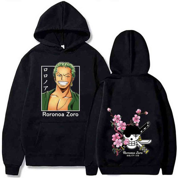 one piece anime roronoa zoro prints pullover hoodies fashion crewneck sweatshirts harajuku y220702, Black
one piece anime roronoa zoro prints pullover hoodies fashion crewneck sweatshirts harajuku y220702, Black