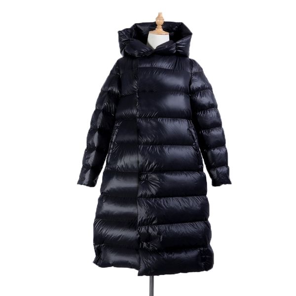 women winter jacket 90% white duck down coat ultra light long down parka female soft loose warm hooded overcoat y201026, Black
women winter jacket 90% white duck down coat ultra light long down parka female soft loose warm hooded overcoat y201026, Black
