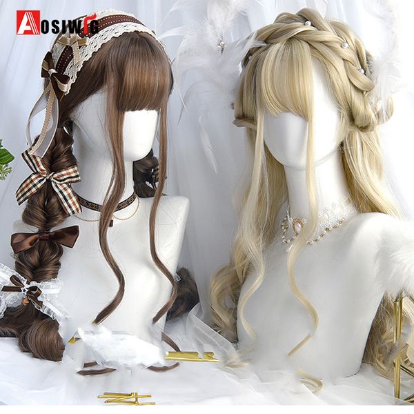 costume accessories lolita wavy wig synthetic long hair with bangs blonde female colorful cosplay halloween wigs for black white women, Silver
costume accessories lolita wavy wig synthetic long hair with bangs blonde female colorful cosplay halloween wigs for black white women, Silver