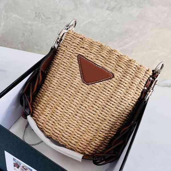 evening bags straw bucket women summer handbag designer shoulder bags leather luxury crossbody-bag female vacation woven tote 220402
evening bags straw bucket women summer handbag designer shoulder bags leather luxury crossbody-bag female vacation woven tote 220402