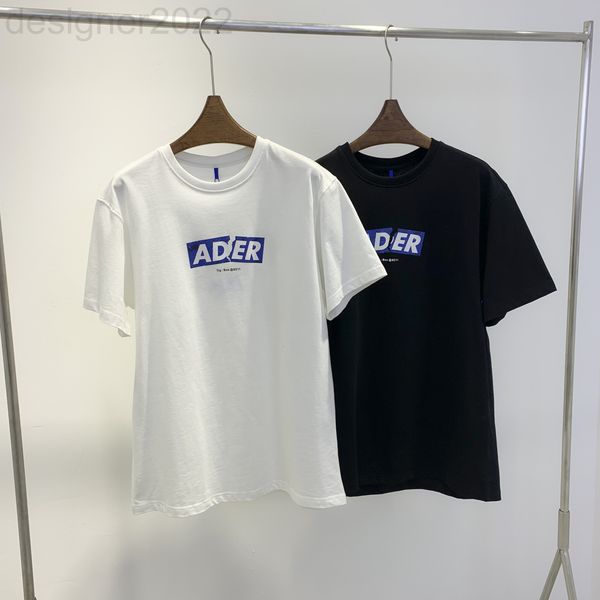 women's t-shirt designer summer short sleeve ader niche fashion brand broken letter loose round neck men's and women's lovers, White
women's t-shirt designer summer short sleeve ader niche fashion brand broken letter loose round neck men's and women's lovers, White