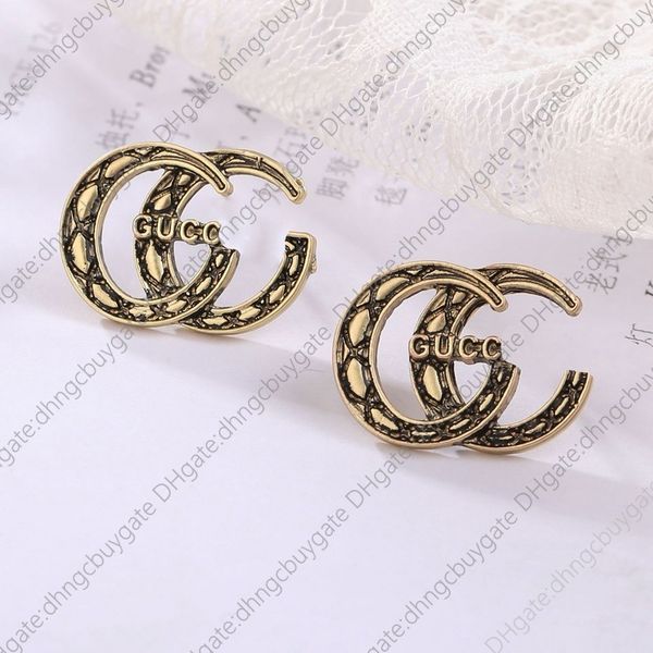 fashion high sense ancient home earrings carved letters double g womens simple and versatile, Golden
fashion high sense ancient home earrings carved letters double g womens simple and versatile, Golden