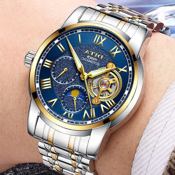 new waterproof men's watch steel watches dita hollow automatic mechanical weistwatch fashion trend noble luminous explosion, Slivery;brown
new waterproof men's watch steel watches dita hollow automatic mechanical weistwatch fashion trend noble luminous explosion, Slivery;brown