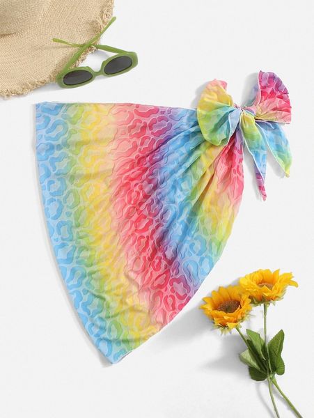 plus leopard cover up skirt i1be#, Black
plus leopard cover up skirt i1be#, Black