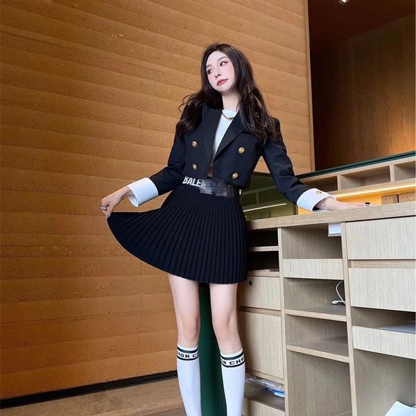 71% off 2022 summer new trendy men's women's clothing 22ss pleated skirt with letters on waist luxurious, the temperament thin and, Black
71% off 2022 summer new trendy men's women's clothing 22ss pleated skirt with letters on waist luxurious, the temperament thin and, Black