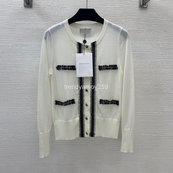 women's knits & tees 21 100% meinu wool shirt lace decorative splicing round neck long sleeve knitted cardigan small coat, White
women's knits & tees 21 100% meinu wool shirt lace decorative splicing round neck long sleeve knitted cardigan small coat, White