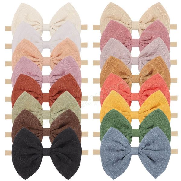 16colors baby headbands newborn elastic hair bands girl bowknot headband turban new headwear kids hair accessories, Slivery;white
16colors baby headbands newborn elastic hair bands girl bowknot headband turban new headwear kids hair accessories, Slivery;white