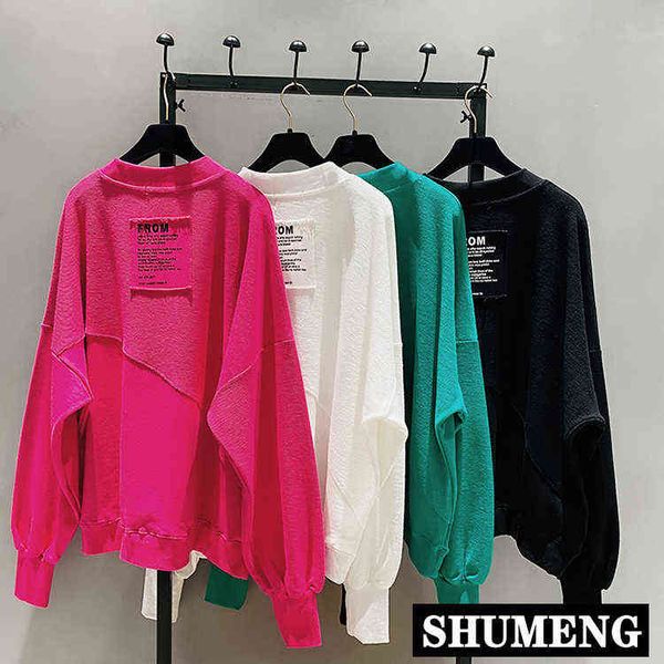 2022 new fashion crew neck large size loose sweatshirt women's casual pullover hoodie blank plain pullover shirt hoody t220726, Black
2022 new fashion crew neck large size loose sweatshirt women's casual pullover hoodie blank plain pullover shirt hoody t220726, Black