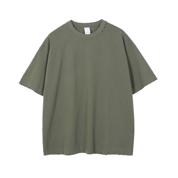 men's t-shirts summer hip hop oversize tees men dot hole ripped solid color short sleeve o-neck collar loose cotton high street, White;black
men's t-shirts summer hip hop oversize tees men dot hole ripped solid color short sleeve o-neck collar loose cotton high street, White;black