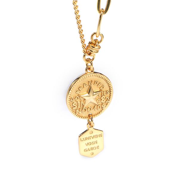 2023 new italian style gold necklace instagram product letters pendant necklace for girls and all accation, Silver
2023 new italian style gold necklace instagram product letters pendant necklace for girls and all accation, Silver