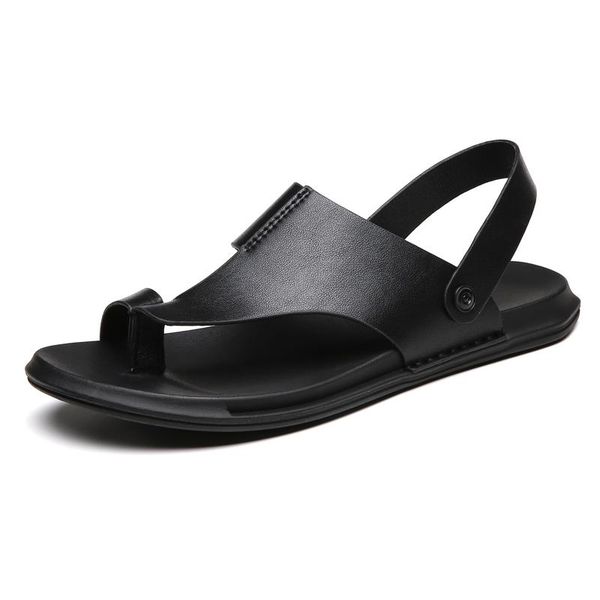 sandals genuine leather men casual open toe summer shoes breathable fishing style fashion beach slippers men's luxury sandalias, Black
sandals genuine leather men casual open toe summer shoes breathable fishing style fashion beach slippers men's luxury sandalias, Black