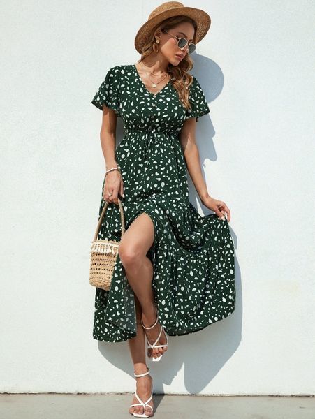 allover print split thigh dress f2ut#, Black;gray
allover print split thigh dress f2ut#, Black;gray