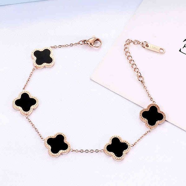 red black clover five flower bracelet female summer 18k color rose gold fritillaria titanium steel double-sided agate girl
red black clover five flower bracelet female summer 18k color rose gold fritillaria titanium steel double-sided agate girl