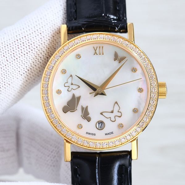 fashion mechanical women's watch 35mm 8215 movement sapphire glass mirror leather strap sports waterproof butterfly literal shell botto, Slivery;golden
fashion mechanical women's watch 35mm 8215 movement sapphire glass mirror leather strap sports waterproof butterfly literal shell botto, Slivery;golden