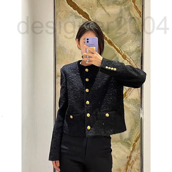 women's jackets designer arc de triomphe black gold round collar single breasted tweed coat autumn and winter 2021 new famous women, Black;brown
women's jackets designer arc de triomphe black gold round collar single breasted tweed coat autumn and winter 2021 new famous women, Black;brown