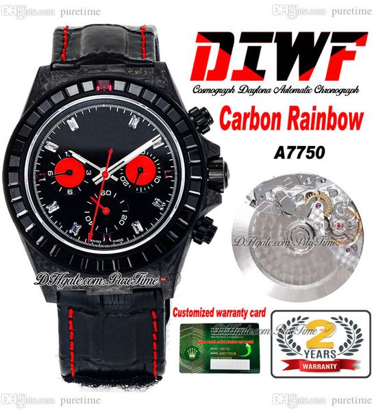 diwf eta a7750 automatic chronograph mens womens watch carbon fiber square diamond bezel red black dial leather nylon strap super edition pu, Slivery;brown
diwf eta a7750 automatic chronograph mens womens watch carbon fiber square diamond bezel red black dial leather nylon strap super edition pu, Slivery;brown