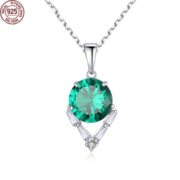 green red gemstone pendant necklace for women wedding 925 sterling silver fine jewellery dating party christmas sn-409
green red gemstone pendant necklace for women wedding 925 sterling silver fine jewellery dating party christmas sn-409
